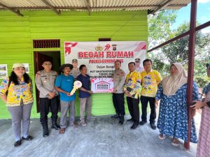 bedah rumah polres gumas