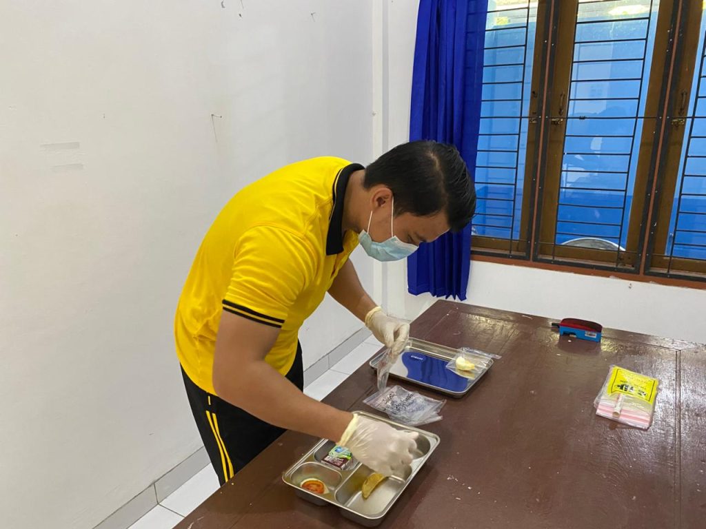 pastikan menu mbg aman di kondumsi