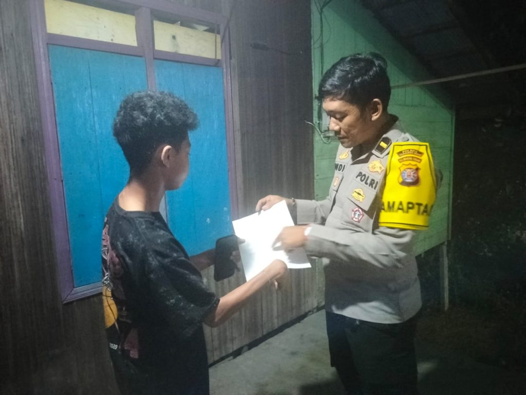 Polres Gumas Datangi Rumah Pelajar Korban Penipuan Jual Beli Akun Game