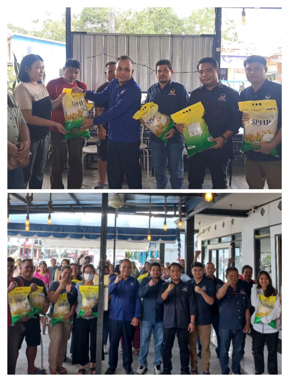 nasdem bagi beras gratiss