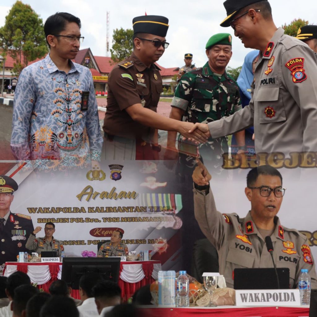 KUNJUNGAN WAKAPOLDA KALTENG KE GUMAS