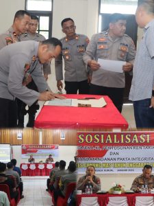 Sosialisasi DIPA Serta Penandatanganan Pakta Integritas