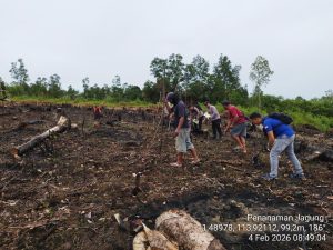 Polsek Sepang Gencarkan Program 1 Desa 1 Hektar Jagung
