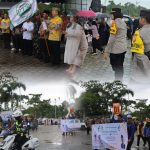 Ribuan Warga Ikuti Pawai Tarhib Ramadhan, Polres Gunung Mas Pastikan Keamanan