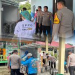 Polsek Sepang Kawal Distribusi Makan Bergizi Gratis di Mihing Raya