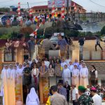 Polres Gunung Mas Amankan Peresmian Gedung Baru SD St. Yosef Kuala Kurun